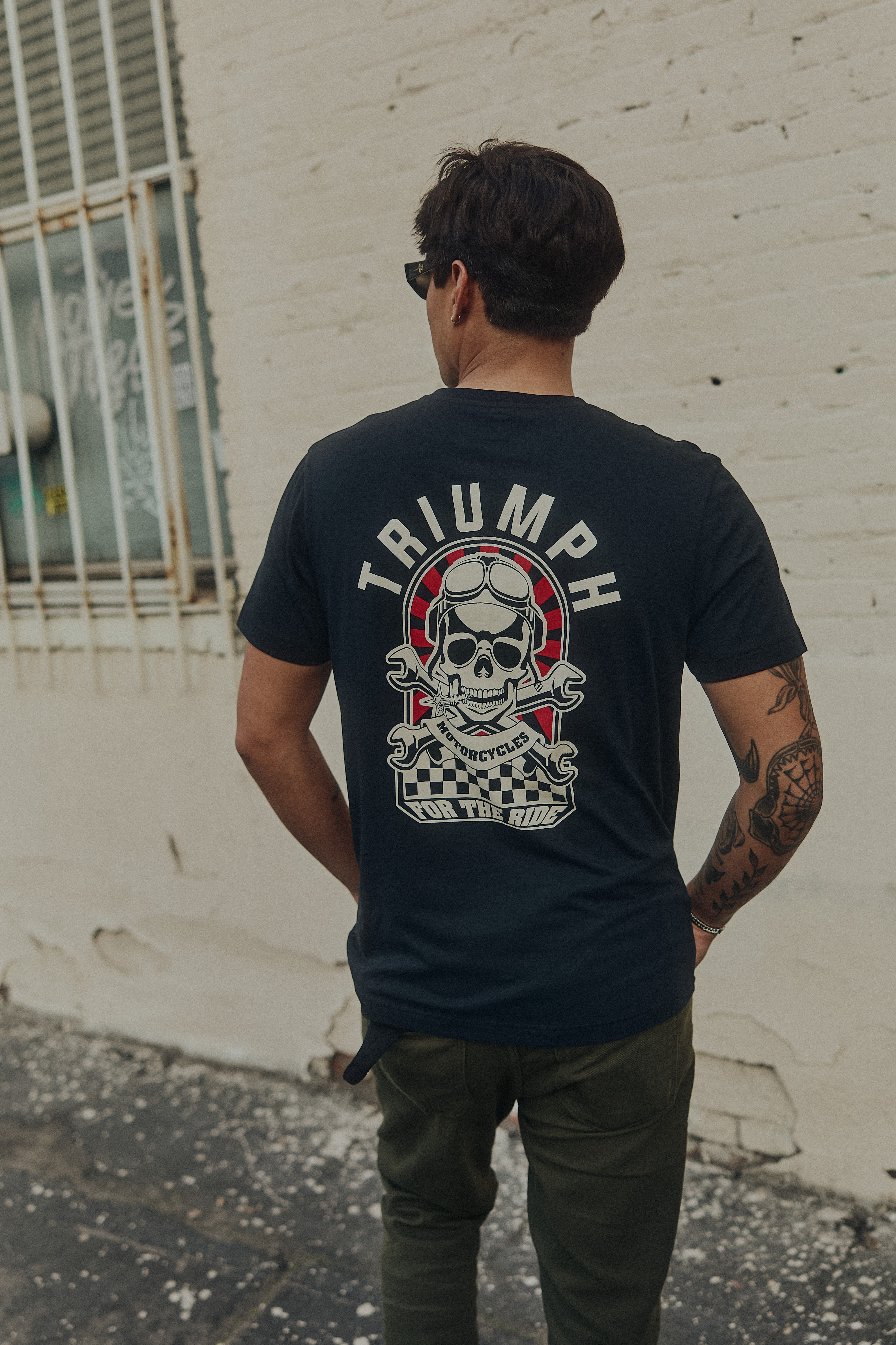 Moto Tee in Black | Casual Clothing